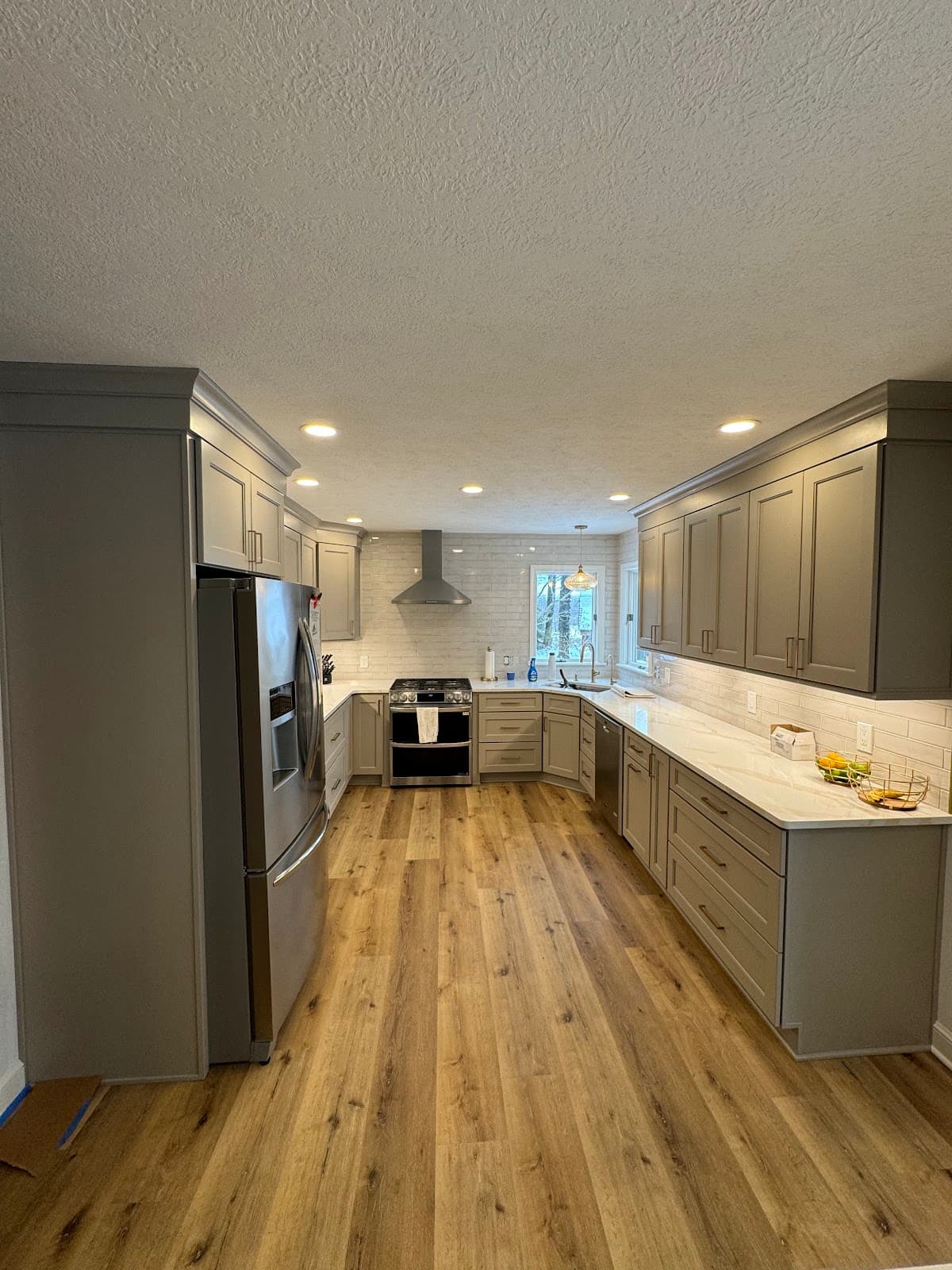 Bathroom renovation with custom tile shower, vanity, and premium fixtures in Northeast Ohio